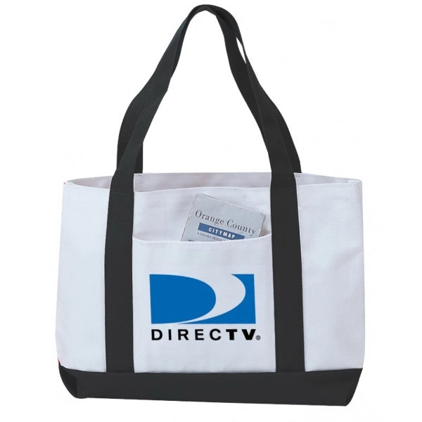 Poly Tote Bag 600D w Front Pocket