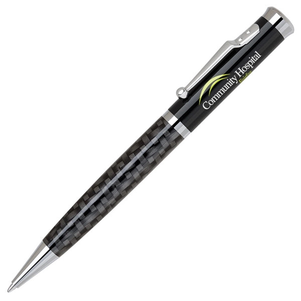 Twist action brass ballpoint pen