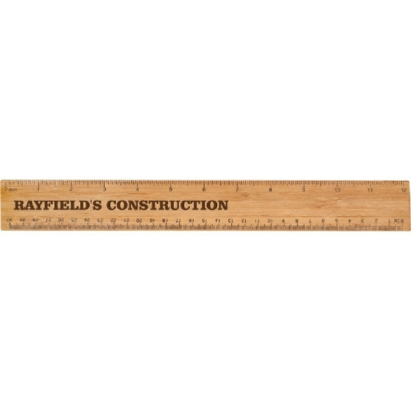 12 inch Bamboo Ruler