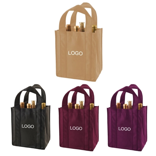 Polypropylene 6 Bottle Wine Totes