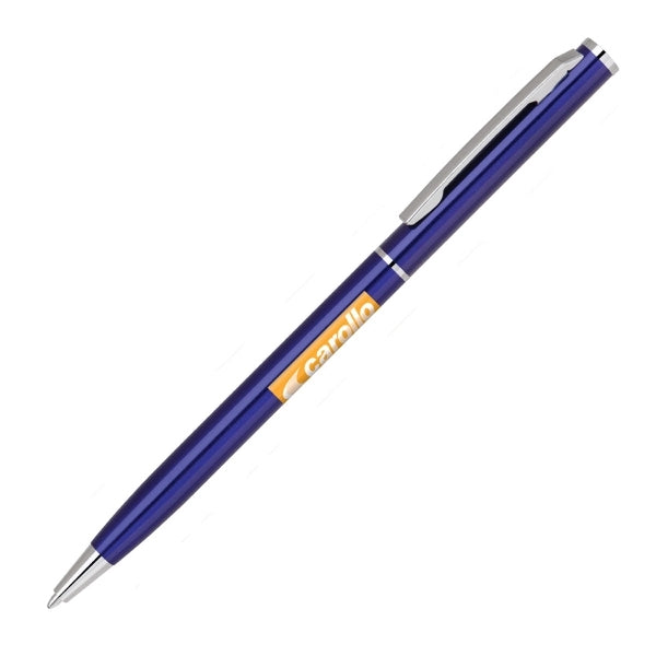 Twist action stainless pen