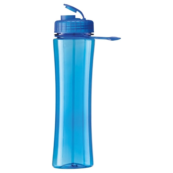 24 oz Polysure Exertion Plastic Water Bottle w/Grip