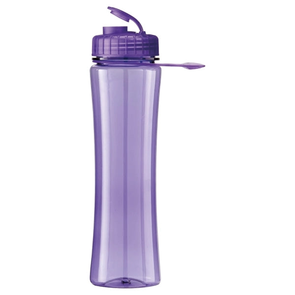 24 oz Polysure Exertion Plastic Water Bottle w/Grip
