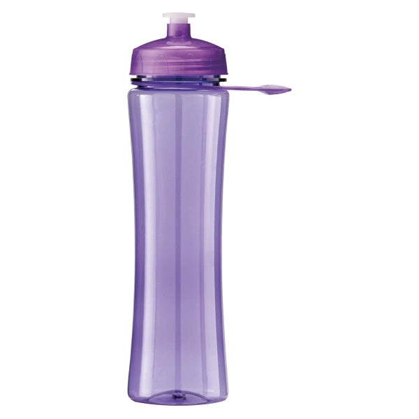 24 oz Polysure Exertion Plastic Water Bottle w/Grip