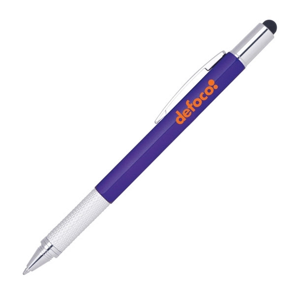 Hiroko Multi-functional Twist Action Plastic Pen/stylus