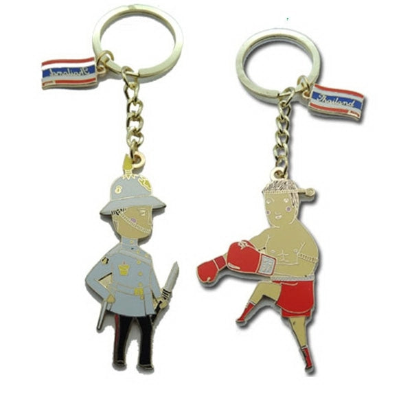 1 1/2'' Custom soft enamel key chains
