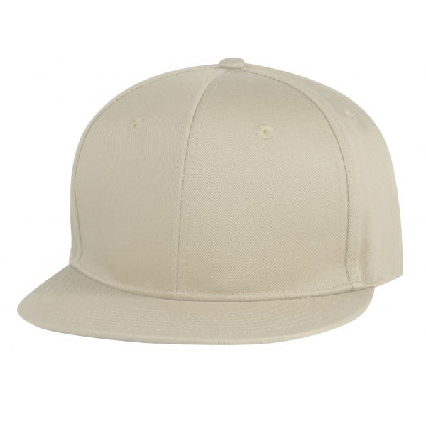 6 Panels Style (Constructed) Chino Cotton Twill w/ Flat Bill
