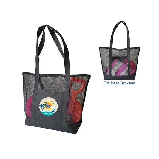Deluxe Mesh Zipper Tote