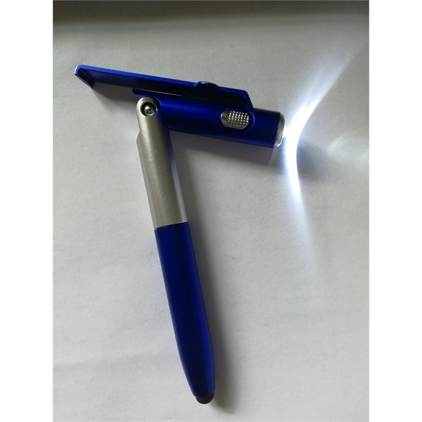 4 In 1 Smartphone Stand LED Light Ballpoint Pen & Stylus