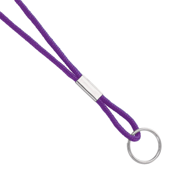 1/8" Blank Non-Breakaway Lanyards with Split Ring