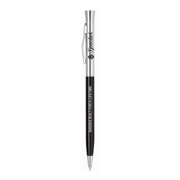 Slim Metal Twist Action Ballpoint Pen