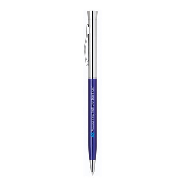 Slim Metal Twist Action Ballpoint Pen