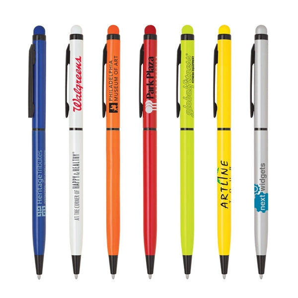 Slim Twist Action Metal Stylus Pen