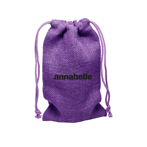 Large Natural Jute Drawstring Bag