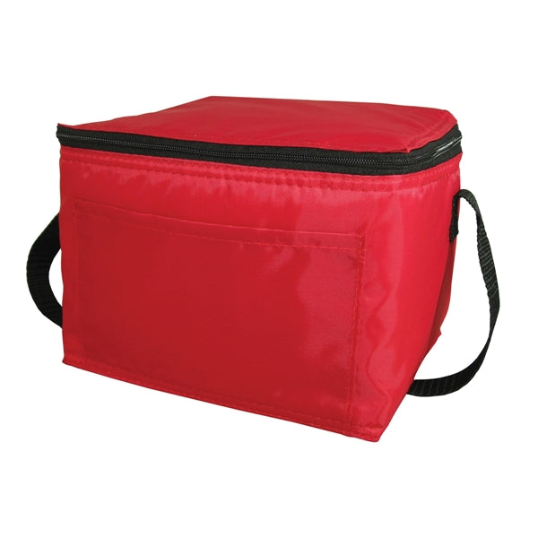 6 Pack Cooler Polyester Insulated Lunch Bag