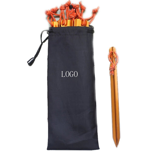 10pcs/lot Tent Pegs With Rope