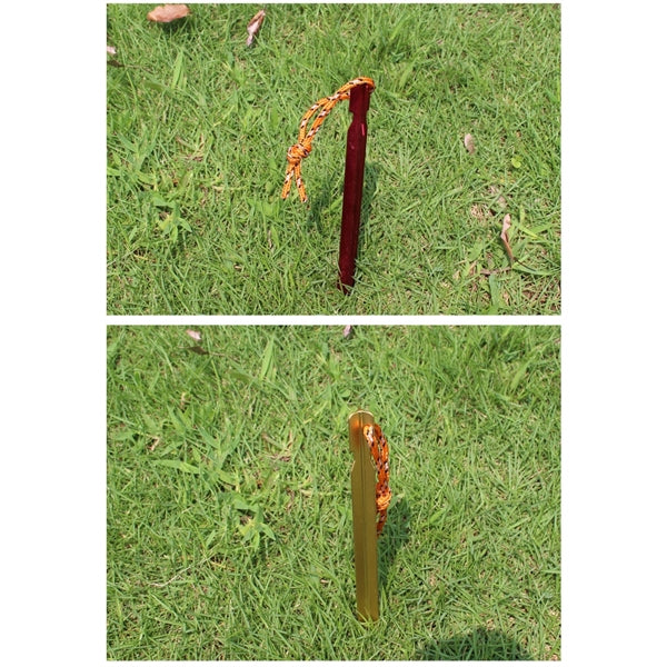 10pcs/lot Tent Pegs With Rope