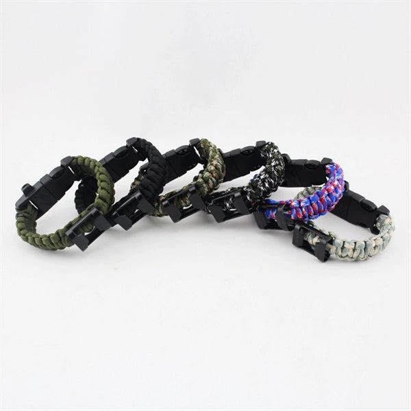 Outdoor Survival Bracelet With Bottle Opener