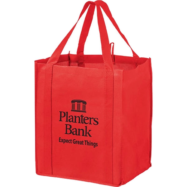 Wine & Grocery Combo Tote Bag - Screen Print