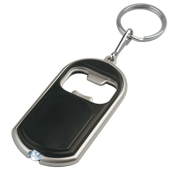 LED Light Keychain With Bottle Opener
