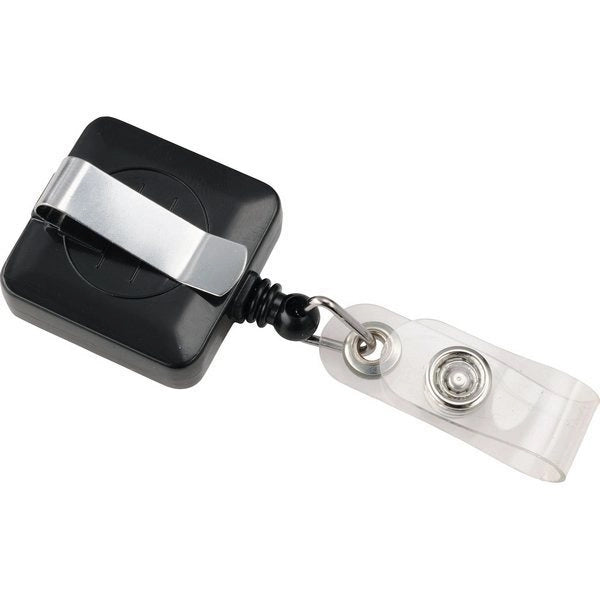 Square Badge Holder with Standard Clips