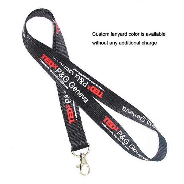 Imprinted Badge Holder Lanyards