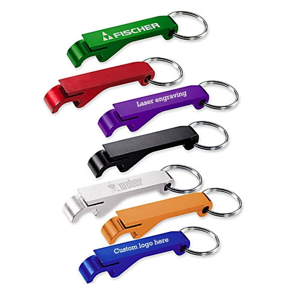 Aluminum Bottle Opener Key Tag