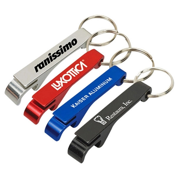 Aluminum Bottle Opener Key Tag