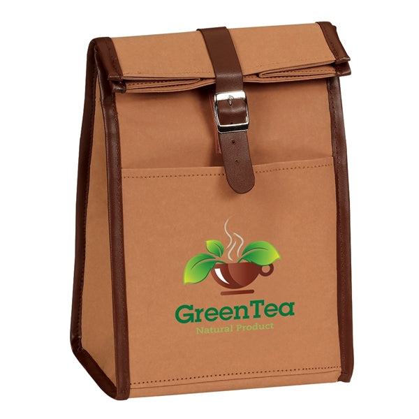 Kraft Paper Roll Top Insulated Lunch Cooler
