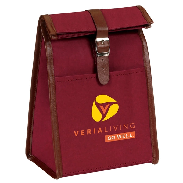 Kraft Paper Roll Top Insulated Lunch Cooler
