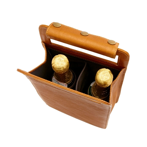 Sonoma Leather Two Bottle Tote