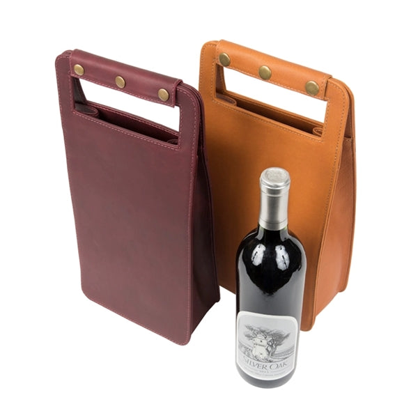 Sonoma Leather Two Bottle Tote