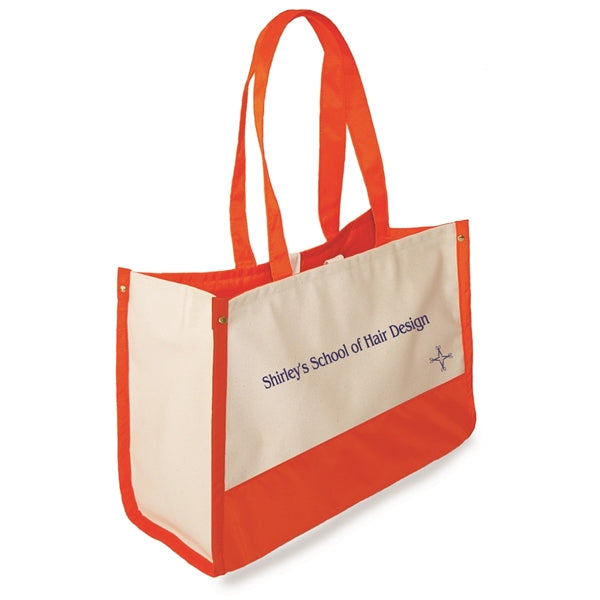Fashion Tote - Canvas with Nylon Trim