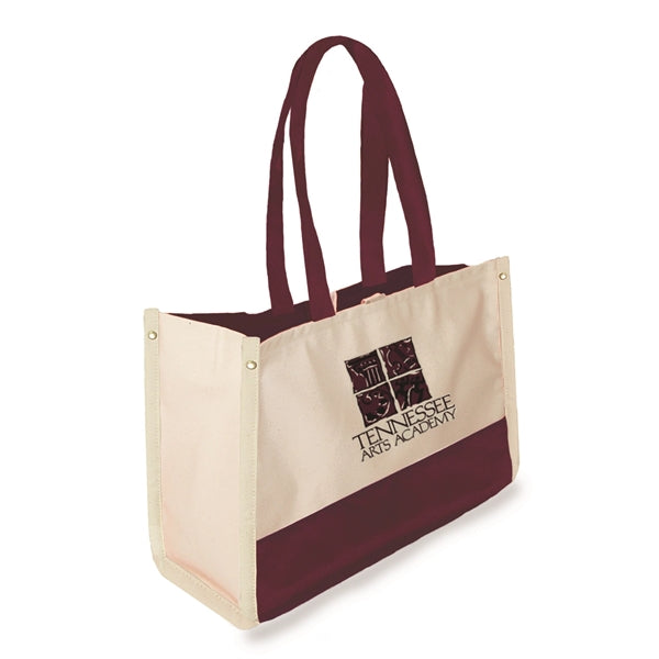 Fashion Tote - Canvas with Nylon Trim