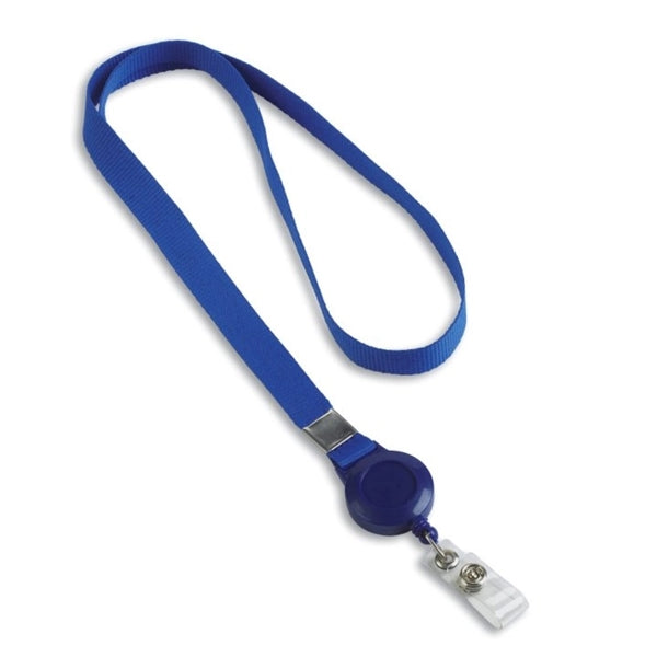 Badge Lanyard with Retractable Belt Clip