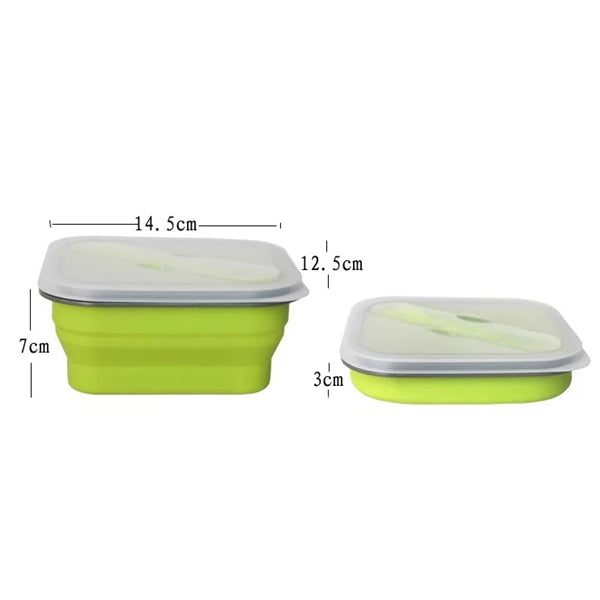 600ml Folding Silicone Lunch Box