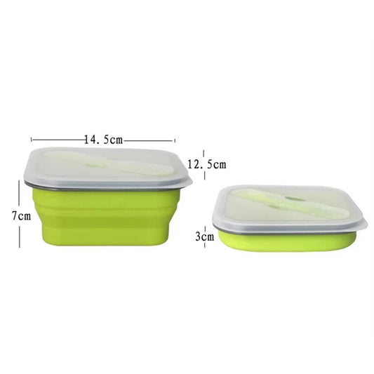 600ml Folding Silicone Lunch Box