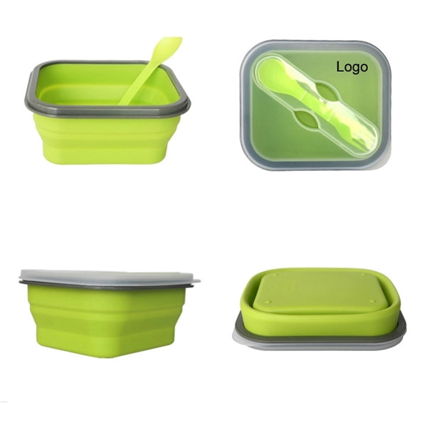 600ml Folding Silicone Lunch Box