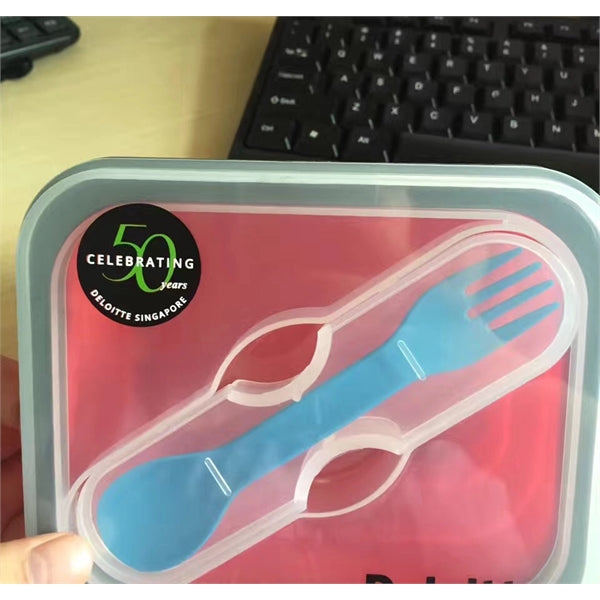 600ml Folding Silicone Lunch Box