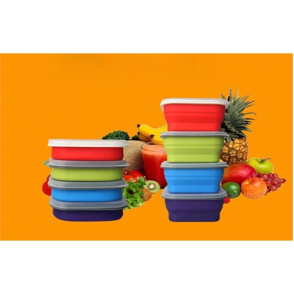 600ml Folding Silicone Lunch Box