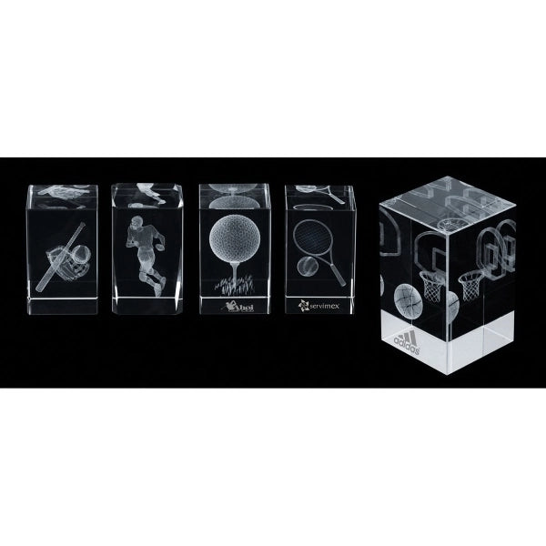 3D Crystal Sport Block