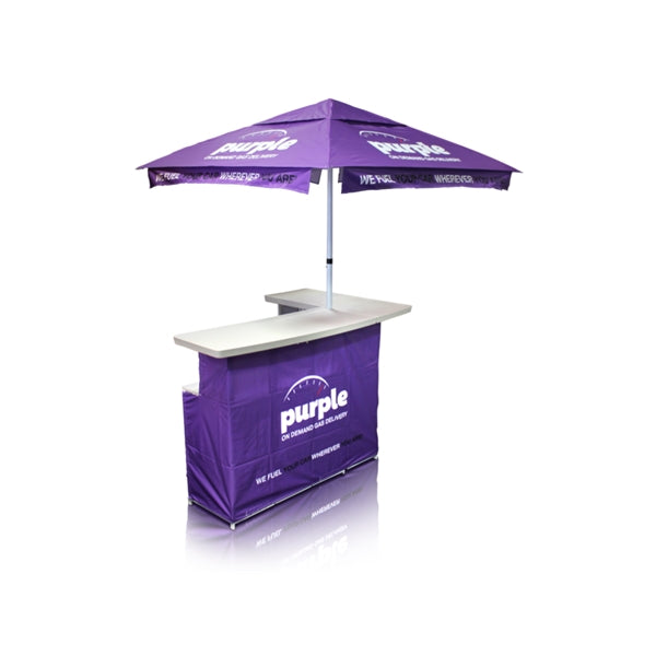Outdoor Bar W/ 6ft Umbrella Full Dye Sublimation Printing