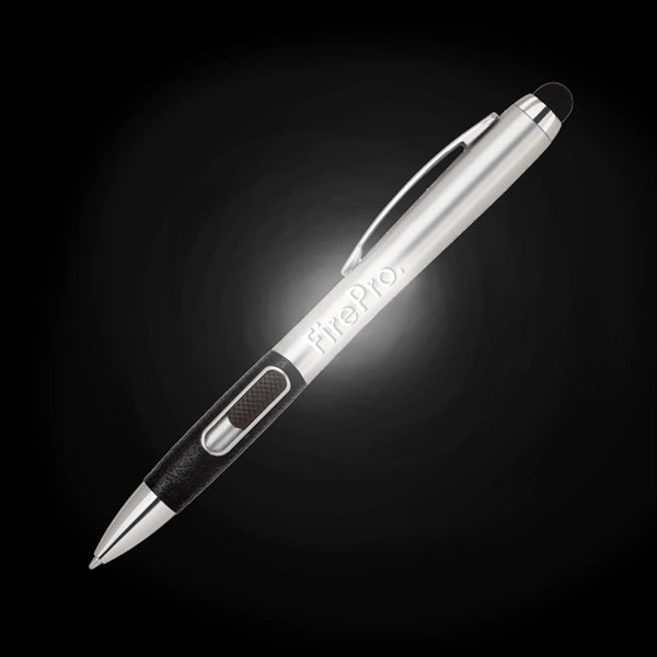 Light up Logo L.e.d. Ballpoint Pen W/ Stylus