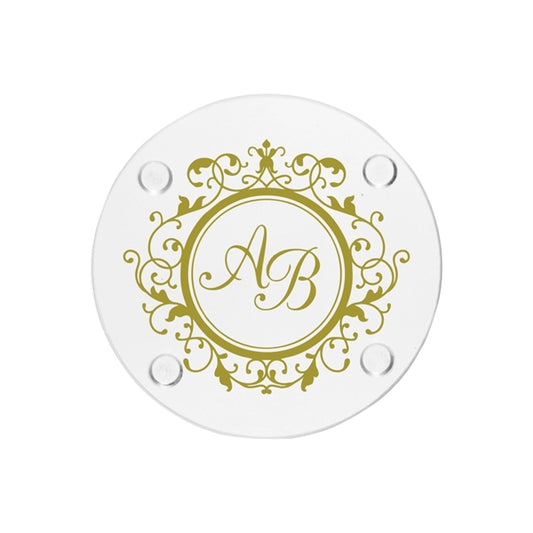4" Round Glass Coaster