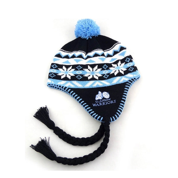 Ear Flaps Style Knit Beanie