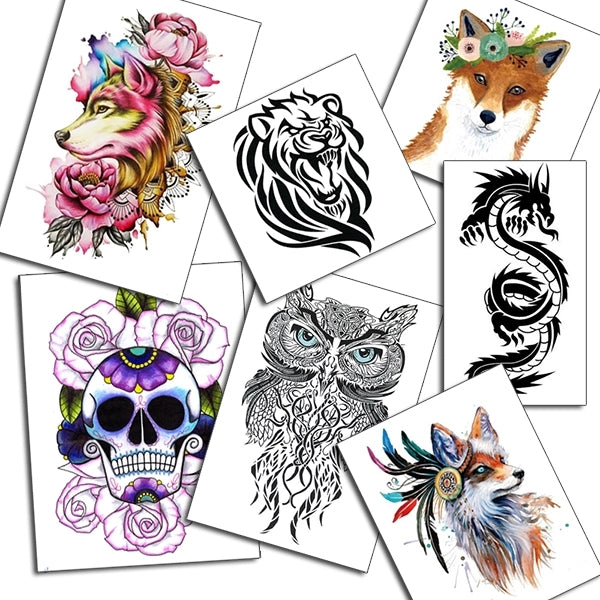 Temporary Tattoos 3"x4"