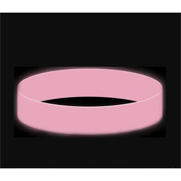 Glow in the Dark Embossed Silicone Bracelet/ Wristband