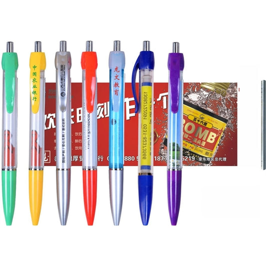 Air freight free click action banner pen-solid