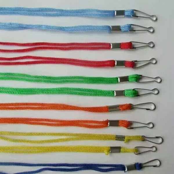 1800d braided lanyard with double hooks