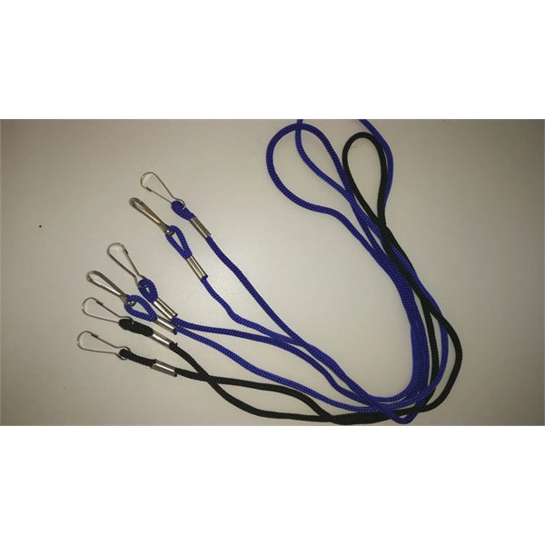 1800d braided lanyard with double hooks